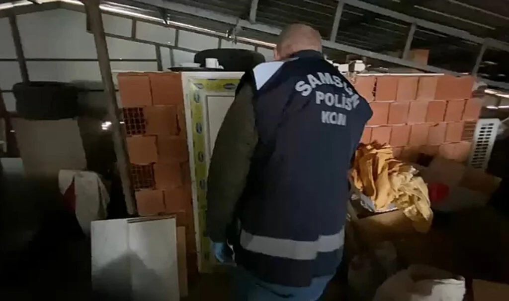 Samsun’da Kaçak Sigara Operasyonu! 2 Şüpheli Yakalandı