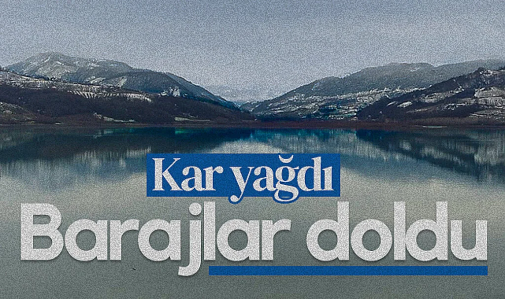 Samsun'da Kar Yağışı, Barajlarda Su Seviyesini Artırdı