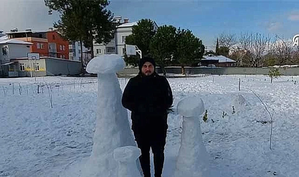 Samsun’da Kardan Peribacaları! Tekkeköy’de Eğlenceli Anlar