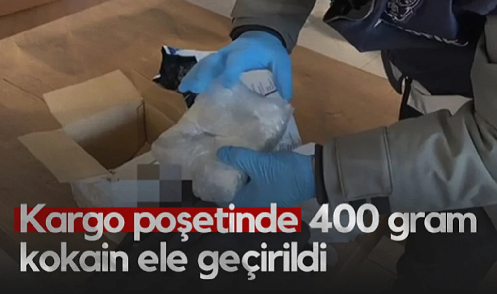 Samsun’da Kargo Poşetinde 400 Gram Kokain Ele Geçirildi!