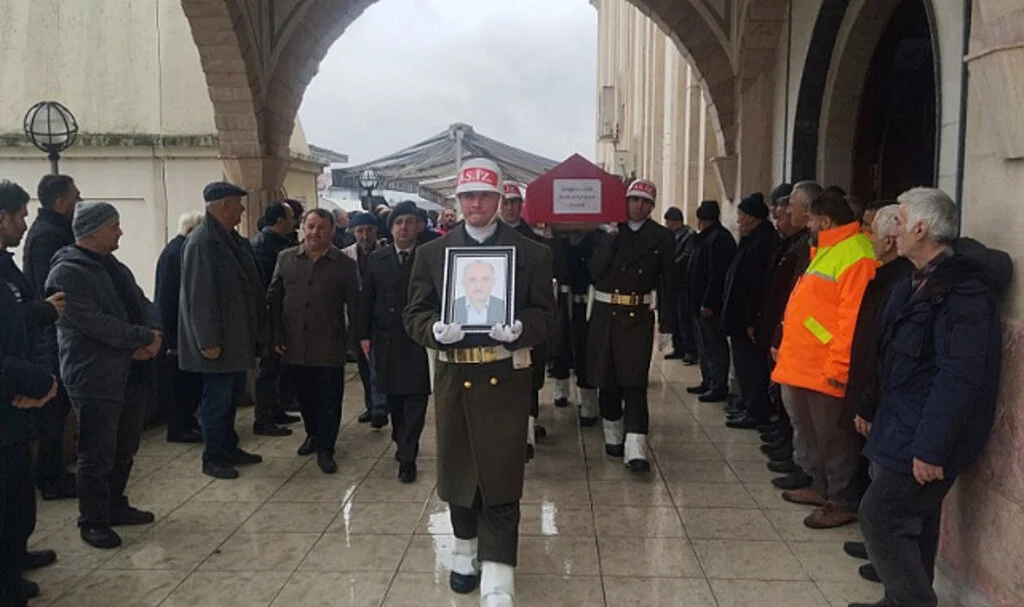 Samsun'da Kıbrıs gazisine son görev