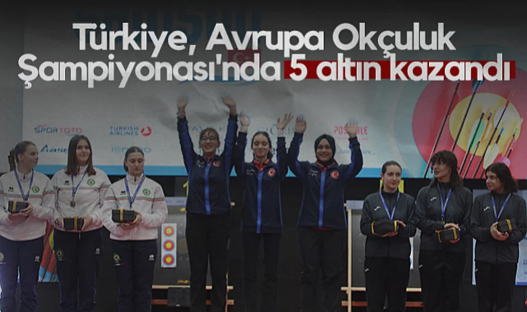 Samsun'da Okçuluk Şampiyonası: Türkiye 5 Altın Madalya Kazandı