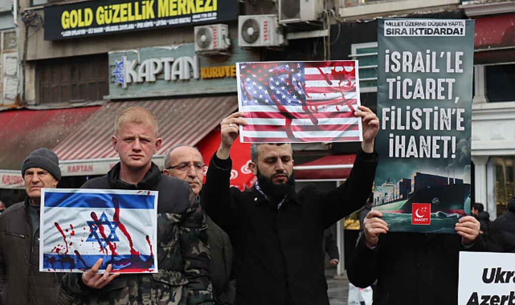 Samsun'da Trump'ın Filistin Planına Karşı Protesto