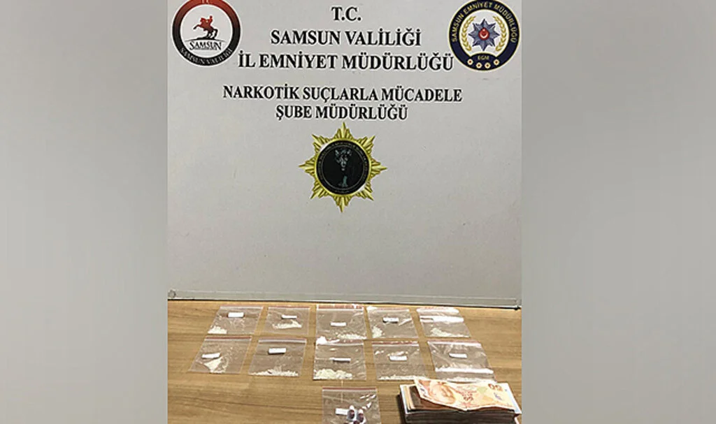 Samsun'da uyuşturucu operasyonu: 1 gözaltı