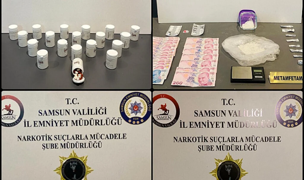 Samsun'da Uyuşturucu Operasyonu: 4 Zanlı Gözaltında