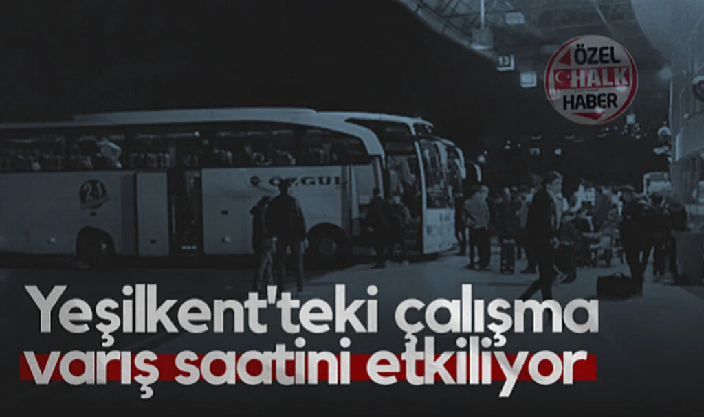Samsun'da Yeşilkent'teki Çalışma Otobüslerin Varış Saatini Etkiliyor