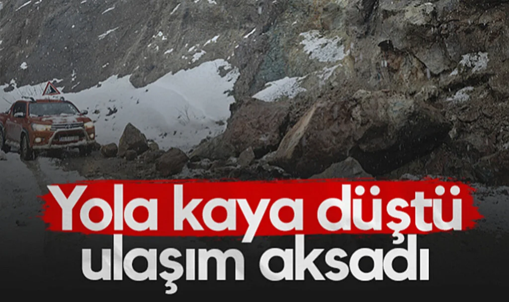 Samsun'da Yola Kaya Düştü, Ulaşım Aksadı