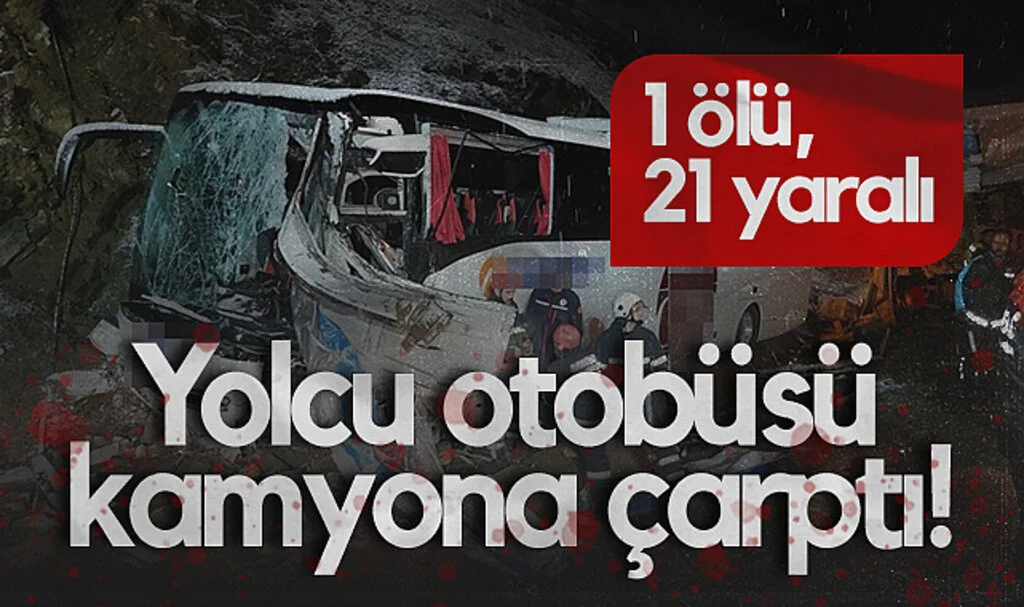 Samsun'da Yolcu Otobüsü Kamyona Çarptı! 1 Ölü, 21 Yaralı