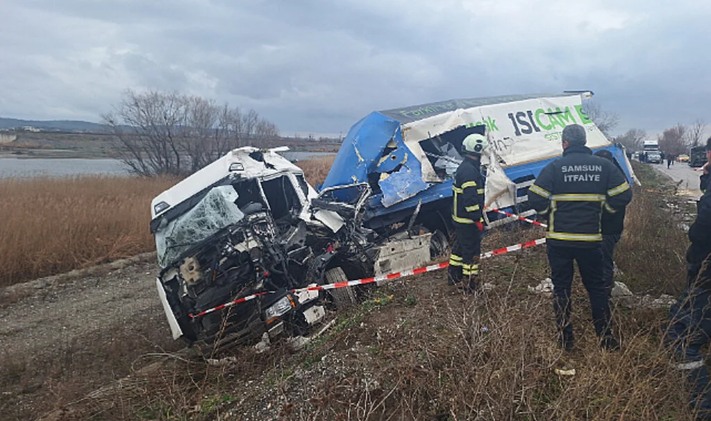 Samsun'daki tır kazasında sürücü tutuklandı