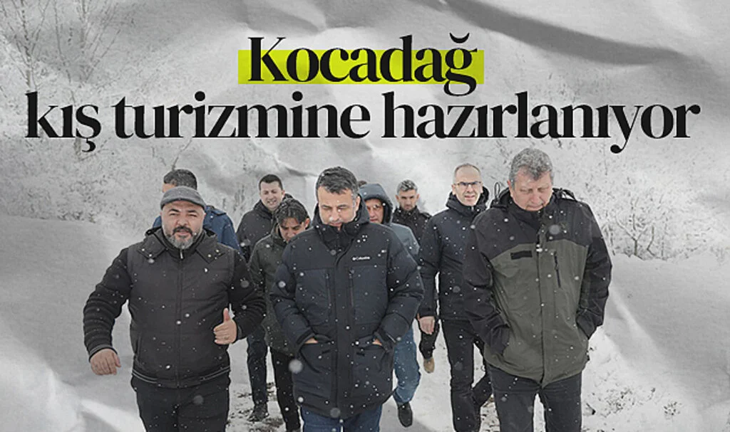 Samsun'un zirvesi Kocadağ kış turizmine hazırlanıyor