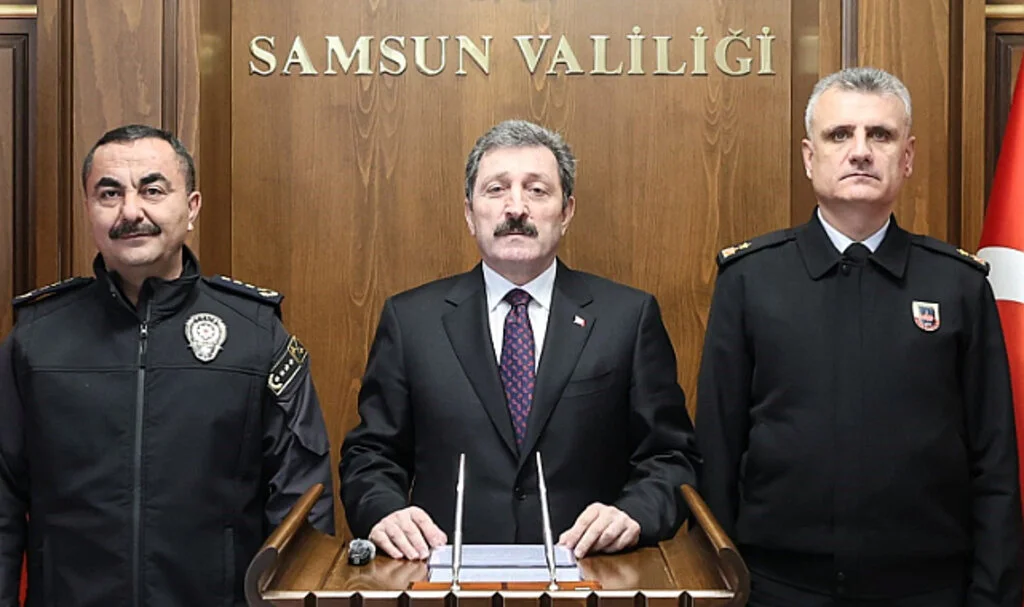 Samsun Valisi Tavlı, 2025 yılı ocak ayı asayiş ve güvenlik verilerini açıkladı