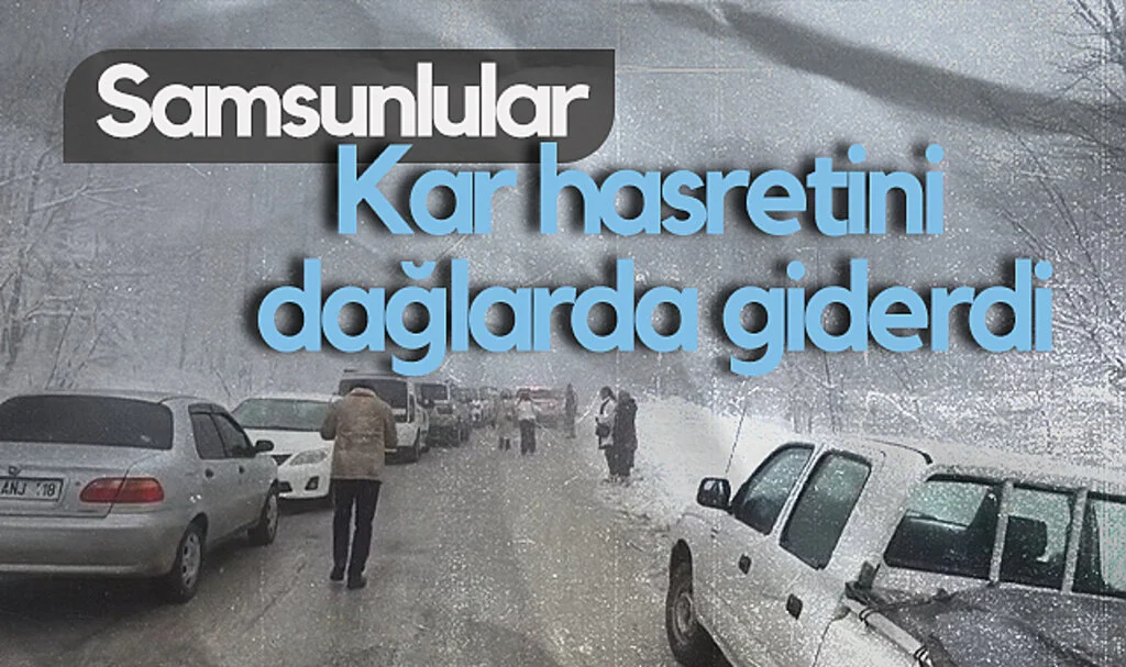 Samsunlular Kar Hasretini Dağlarda Giderdi