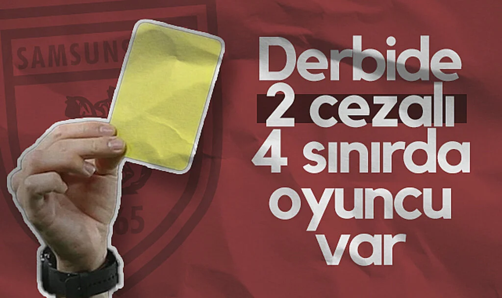 Samsunspor’da 2 Cezalı 4 İsim Kart Sınırında! Karadeniz Derbisi Öncesi...