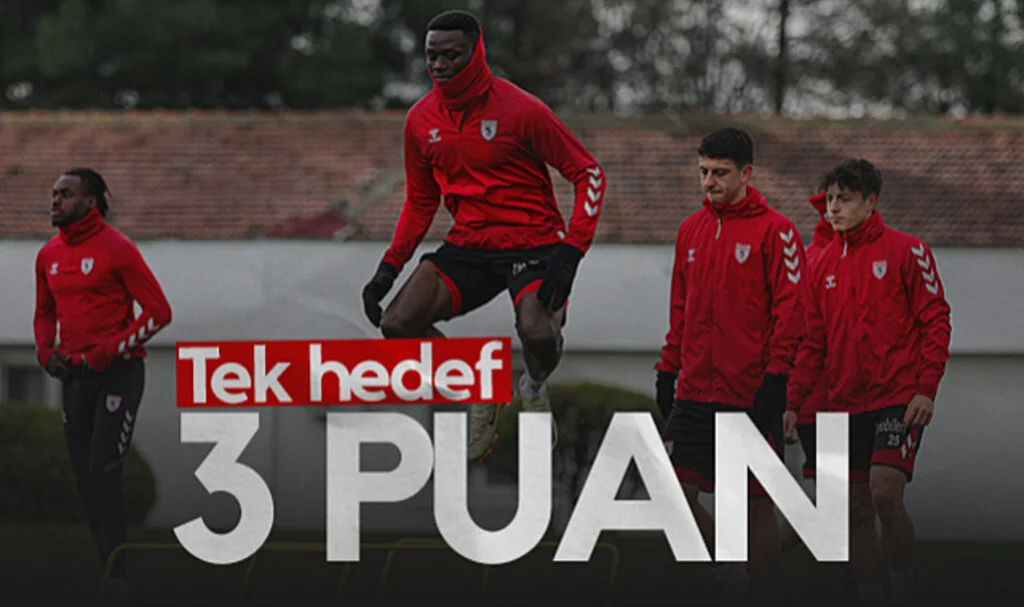 Samsunspor'da Tek Hedef 3 Puan