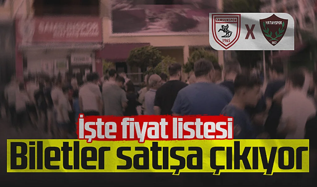 Samsunspor - Hatayspor Maçı Biletleri Satışa Çıkıyor! İşte Fiyat Listesi...