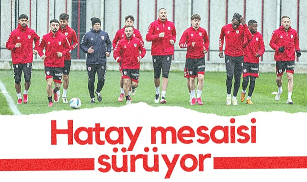 Samsunspor, Hatayspor maçı hazırlıklarını sürdürdü