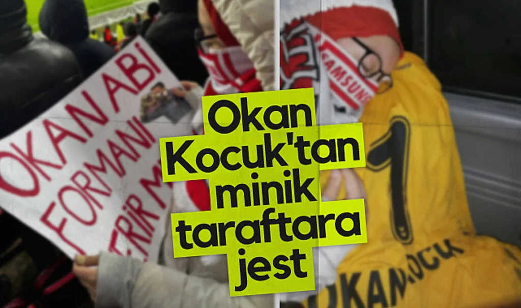 Samsunspor Kalecisi Okan Kocuk, Küçük Taraftarı Sevindirdi!