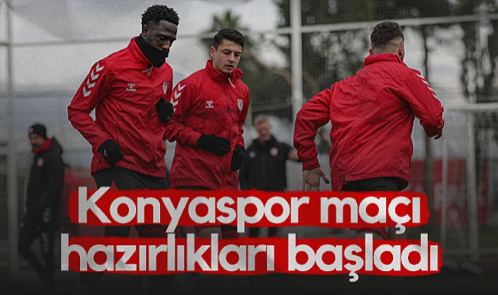 Samsunspor, Konyaspor Maçı İçin Hazırlıklara Başladı