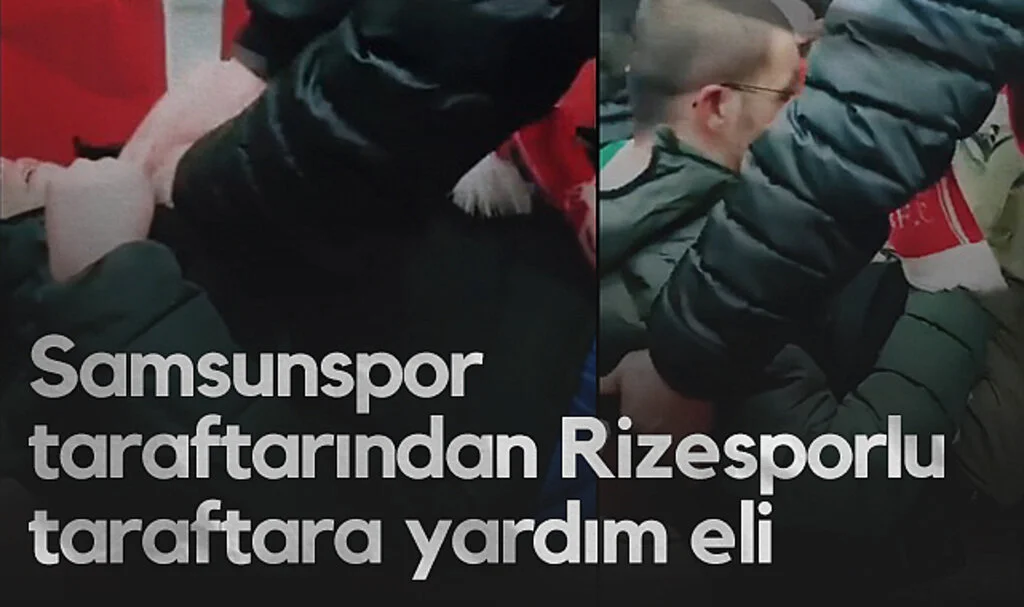 Samsunspor Taraftarından Rizesporlu Genç Taraftara Yardım Eli