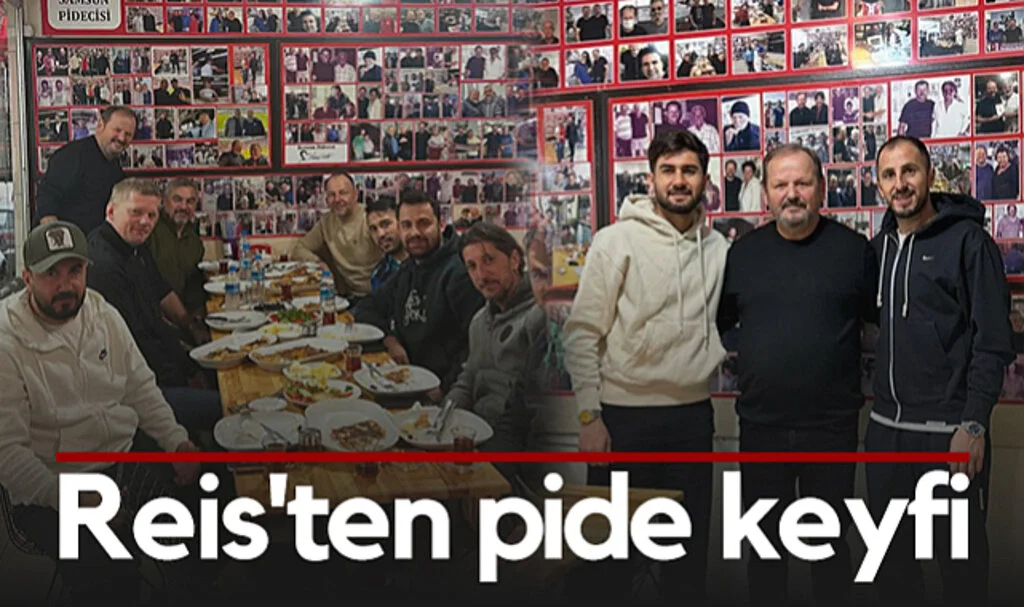Samsunspor Teknik Direktörü Thomas Reis'ten Pide Keyfi