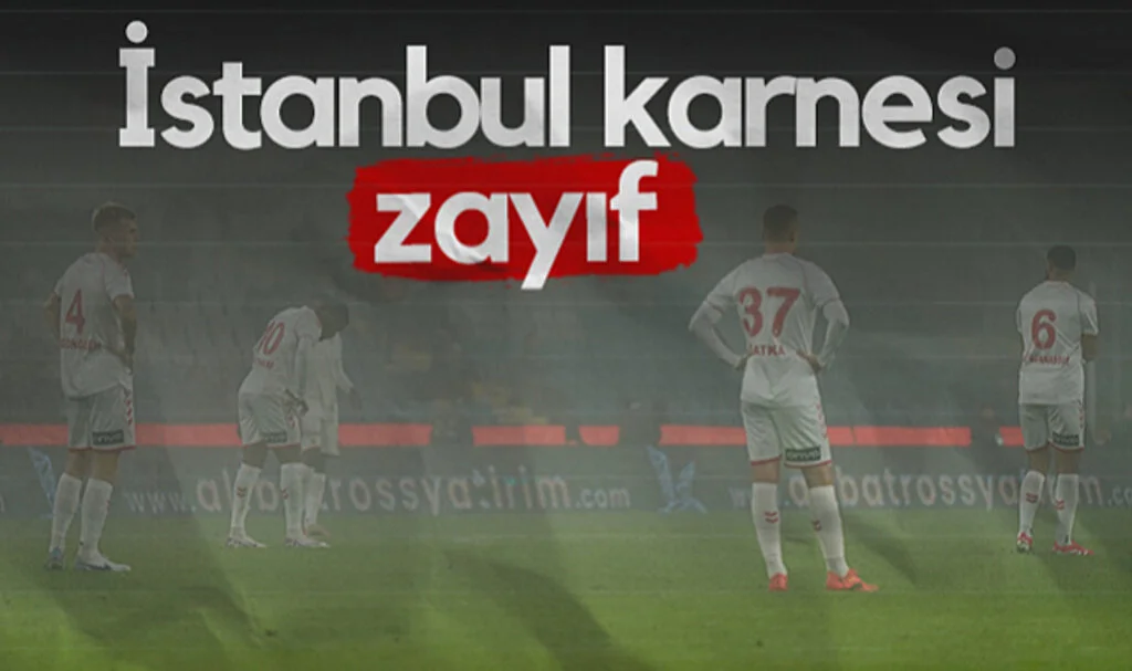 Samsunspor'un İstanbul Karnesi Zayıf! 5 Maçta 1 Galibiyet
