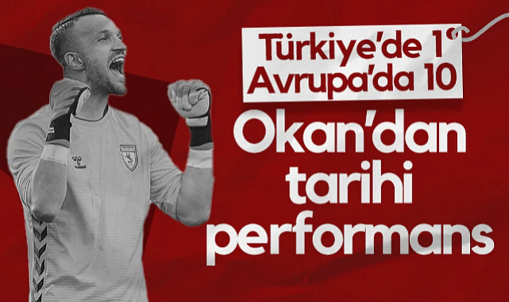 Samsunspor'un Kalecisi Okan Kocuk'tan Tarihi Performans!
