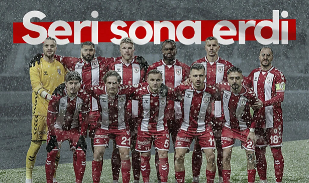 Samsunspor'un Yenilmezlik Serisi Sona Erdi