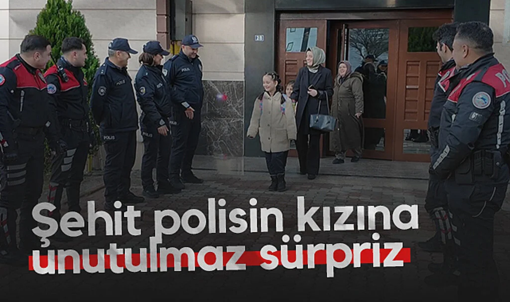 Şehit Kızı Eylül Asel’e Samsun Emniyetinden Anlamlı Sürpriz