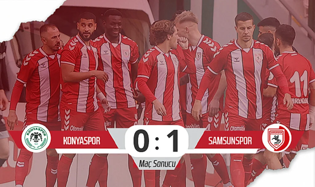 Son Dakika! Konyaspor: 0 – Samsunspor: 1 (Maç Özeti)
