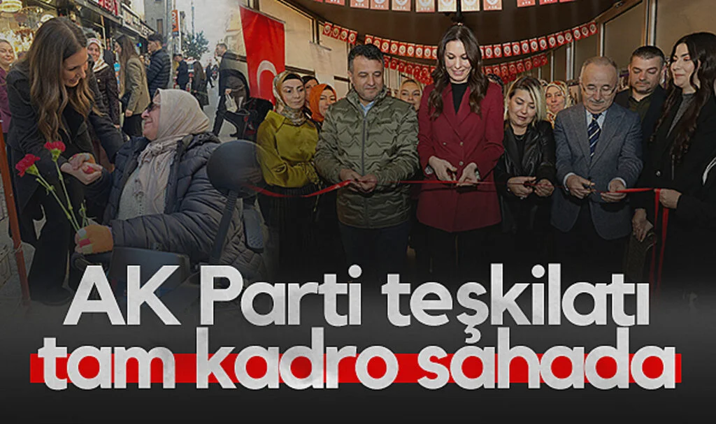 AK Parti Samsun teşkilatı tam kadro sahada
