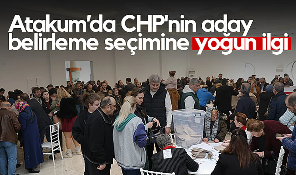 Atakum’da CHP'nin Aday Belirleme Seçimine Yoğun İlgi