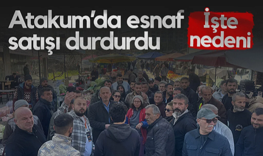 Atakum’da Esnaf Satışı Durdurdu! İşte Nedeni...
