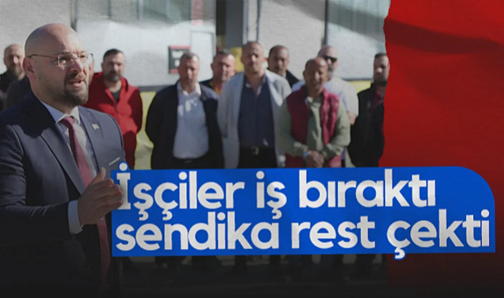 Atakum'da İşçiler İş Bıraktı Sendika Rest Çekti