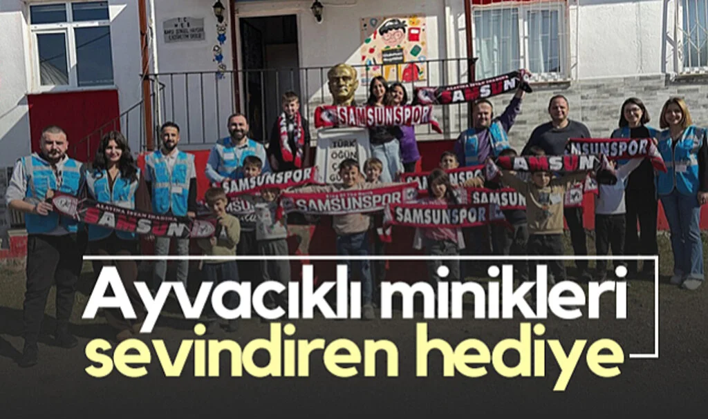 Ayvacıklı Minikleri Sevindiren Hediye