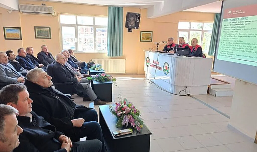 Bafra’da Çiftçilere Hibe Fırsatları Anlatıldı
