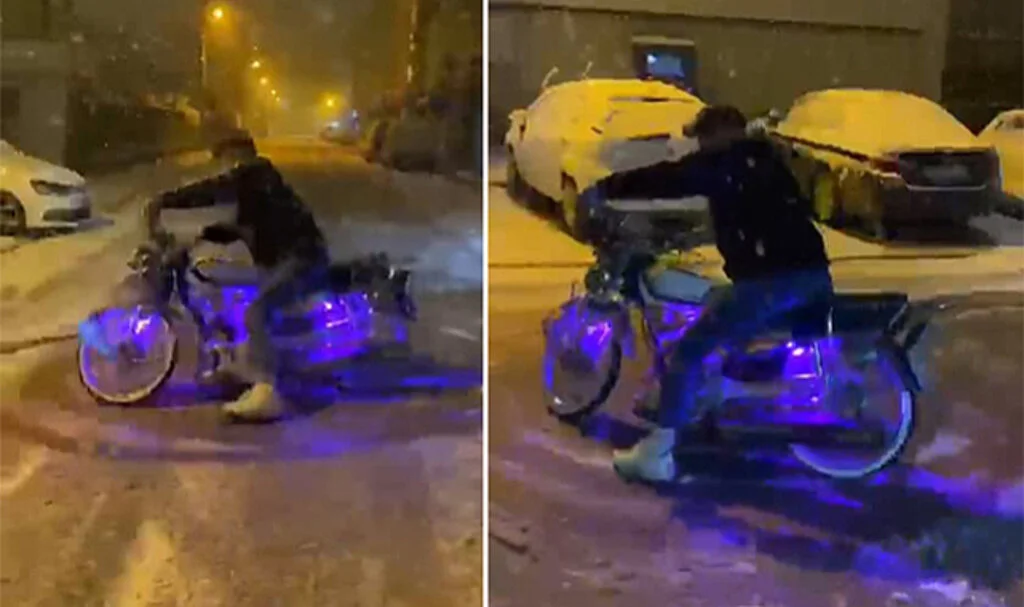 Bafra’da Drift Yapan Ehliyetsiz Sürücüye 66 Bin TL Ceza