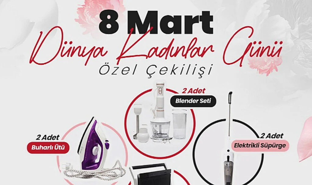 Canik Belediyesi’nden 8 Mart’a Özel Hediye Çekilişi!