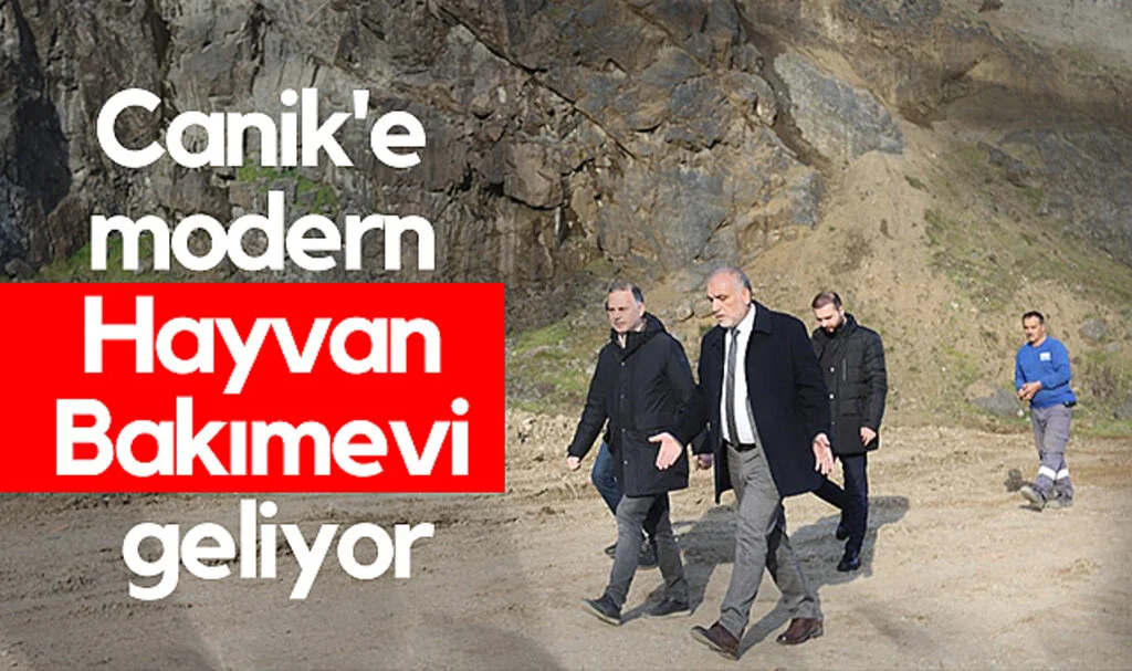 Canik'e Modern Hayvan Bakımevi Geliyor