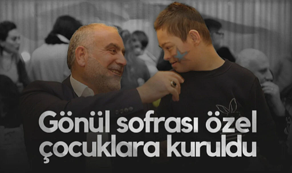 Canik'te gönül sofrası özel çocuklara kuruldu