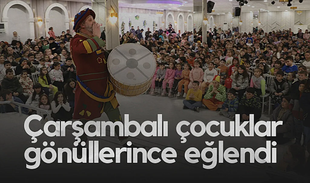 Çarşambalı çocuklar gönüllerince eğlendi