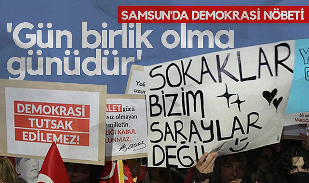 CHP'den Samsun'da Demokrasi Nöbeti: Gün Birlik Olma Günüdür