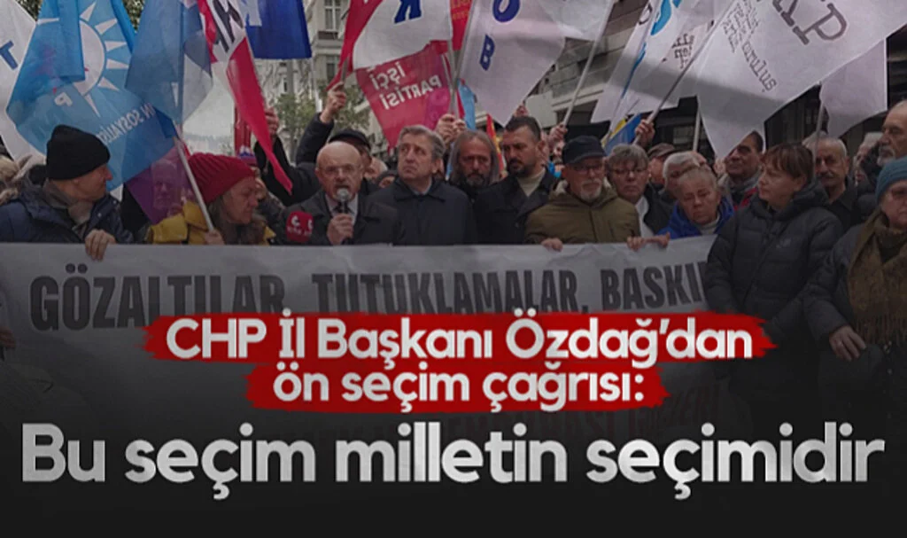 CHP Samsun İl Başkanı Mehmet Özdağ'dan Ön Seçim Çağrısı: Bu Seçim Milletin Seçimidir