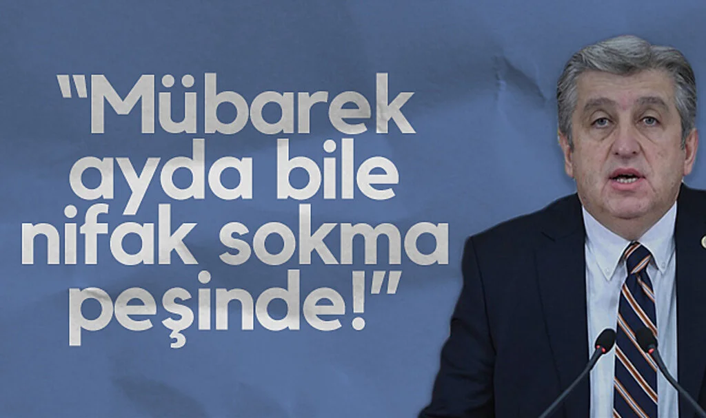 CHP Samsun Milletvekili Murat Çan: Mübarek ayda bile nifak sokma peşinde!
