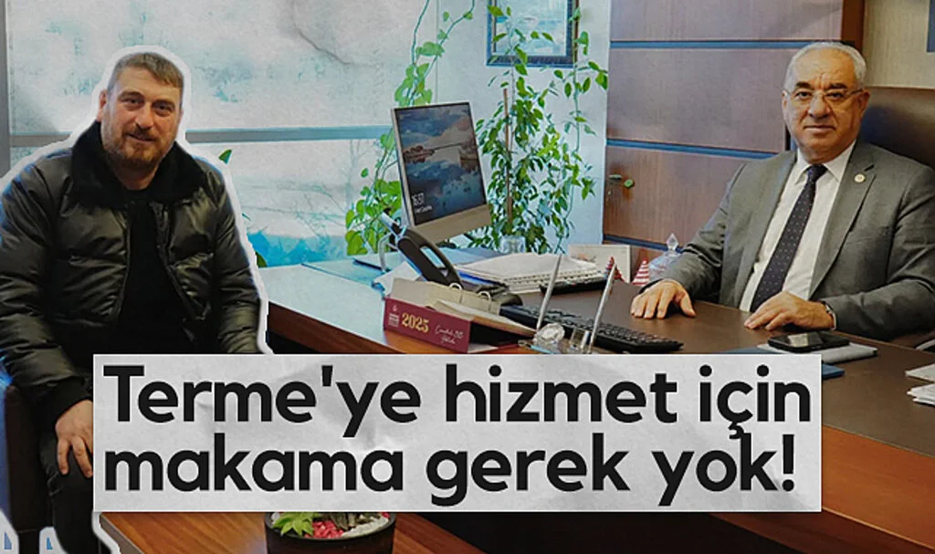 DSP Terme İlçe Başkanı Hüseyin Boz: Terme'ye hizmet için makama gerek yok!