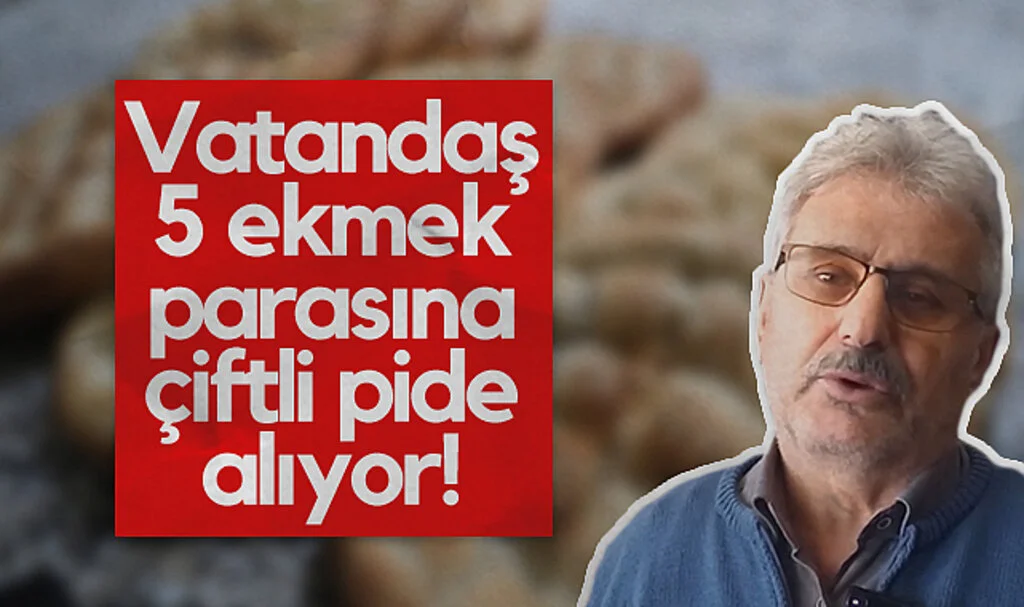 Fırıncı İsmail Yiğit: Vatandaş 5 ekmek parasına çiftli pide alıyor!