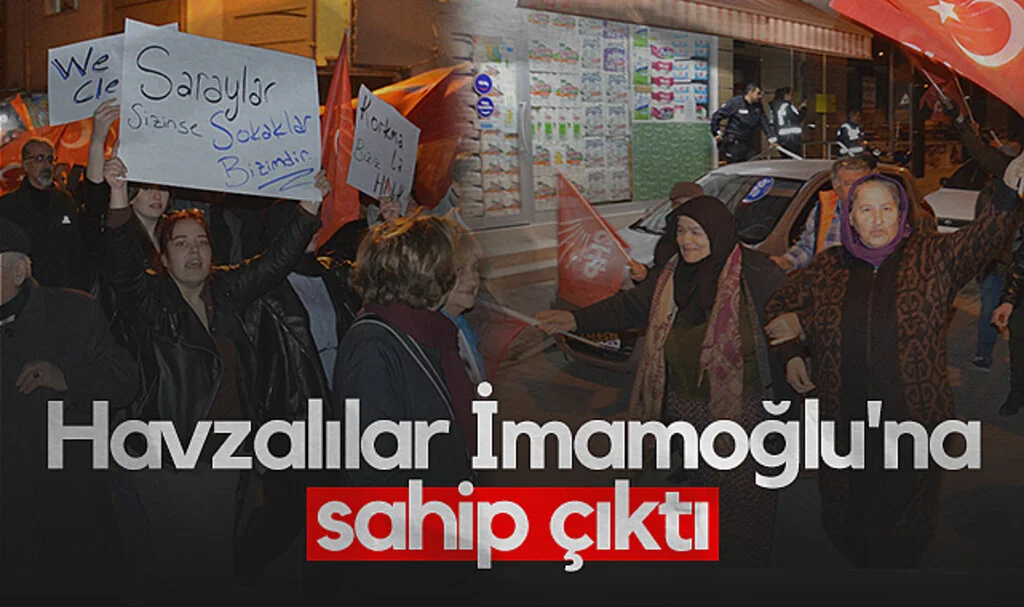 Havzalılar Ekrem İmamoğlu'na Sahip Çıktı