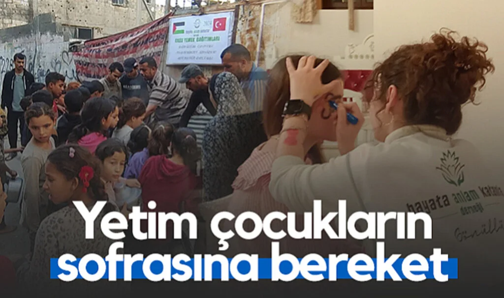 Hayata Anlam Katanlar Derneği'nden Yetim Çocukların Sofrasına Bereket