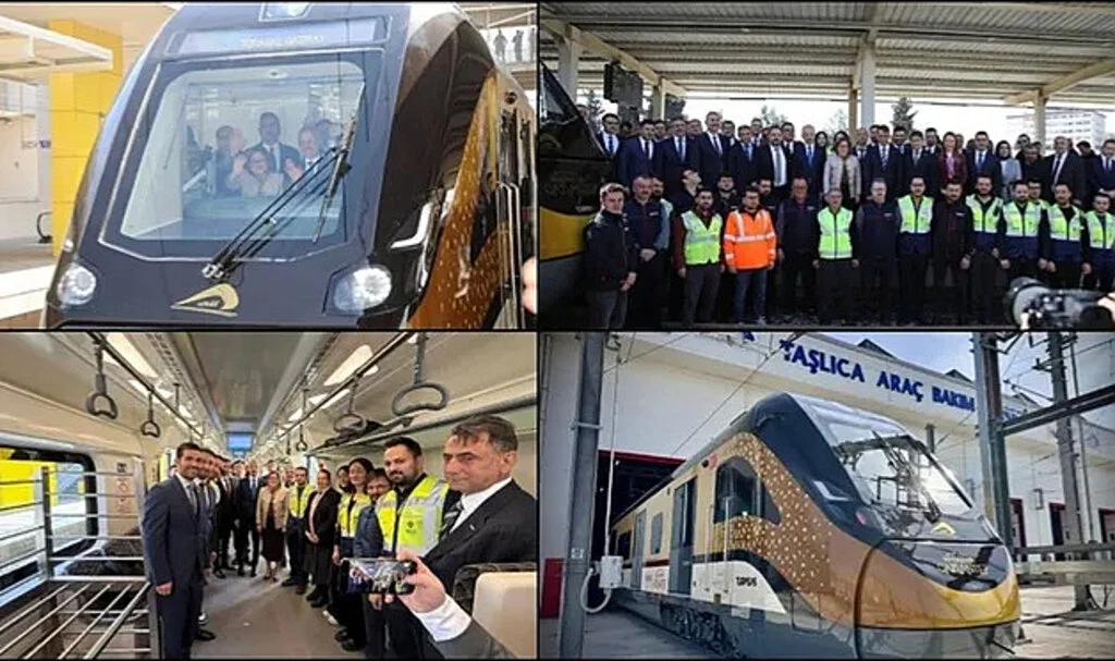 İlk Milli Banliyö Treni Gaziray'da Kullanıma Başladı