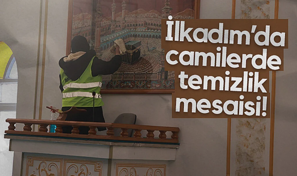 İlkadım'da 250 Cami ve Kur'an Kursu Düzenli Olarak Temizleniyor!