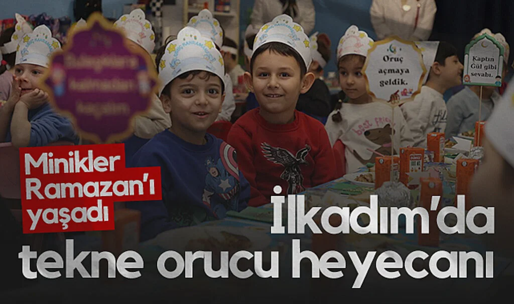 İlkadım'da Tekne Orucu Heyecanı! Minikler Ramazan'ı Yaşadı